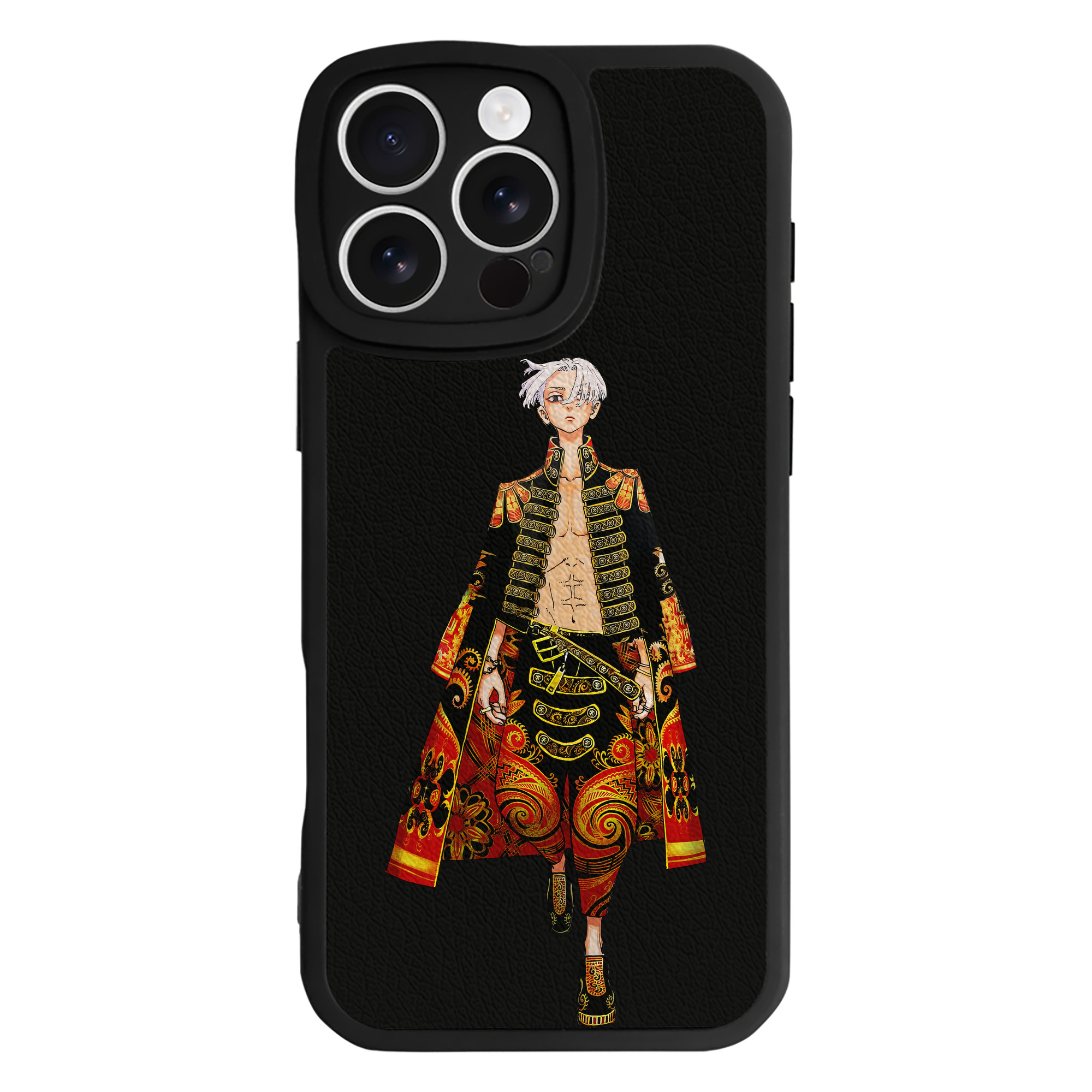 （画像用） 東京リベンジャーズ Tokyo Revengers 【iPhone 16シリーズ対応】シリコンスマホケース（レザー調） 材質：シリコン